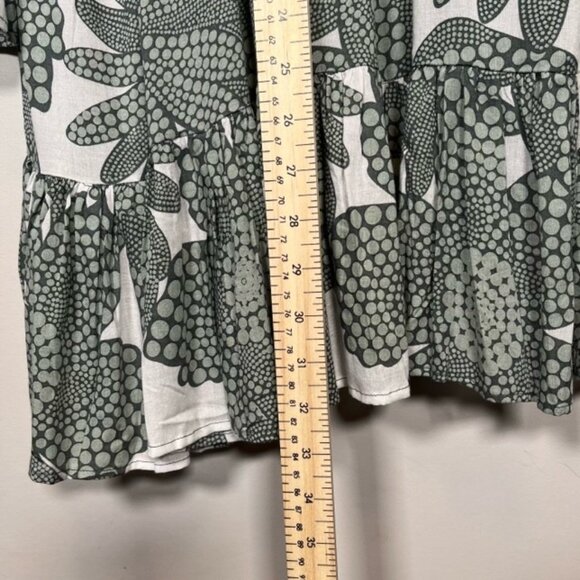 Lani Lau Dhalia Moana Printed Beach Cover Up Dress Size M/L Vacation - Picture 10 of 11